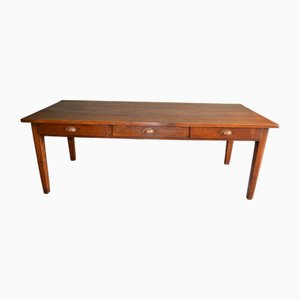 Grande Table de Salle à Manger Antique en Chêne