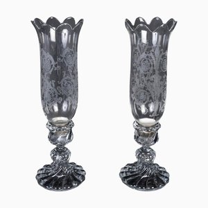 Bougeoirs en Cristal de Baccarat, Set de 2