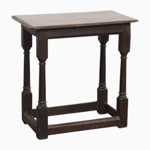 Grande Table d'Appoint ou Tabouret Antique, Angleterre