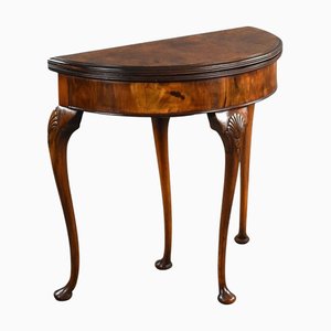 Burr Walnut Card Table, 1930s