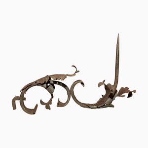 13th Century Italian Iron Wall Scone