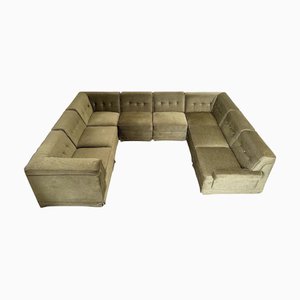 Sofá modular grande en forma de U, años 70