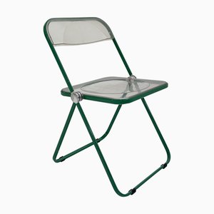 Green Plia Folding Chair by Giancarlo Piretti for Anonima Castelli, 1960s