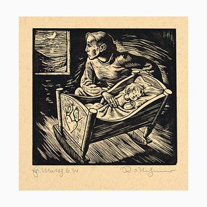 Rudolf Nehmer, The Tilt of the Day, 1948, Woodcut
