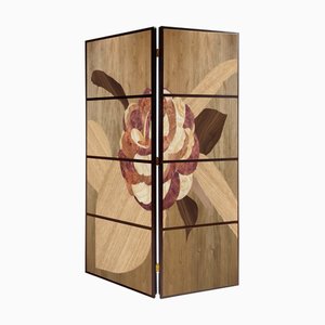 Biombo con incrustaciones de Pietro Meccani para Meccani Design