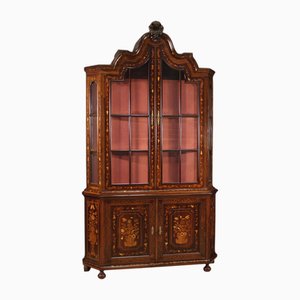 Dutch Inlaid Display Cabinet, 1970s