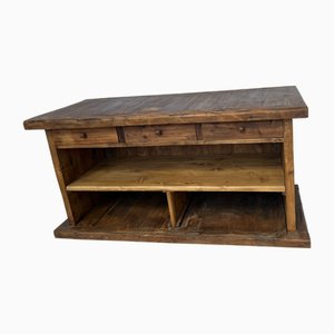 Counter with Three Drawers in Pine