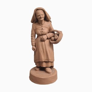 Terracotta Statue of a Woman, 1940s