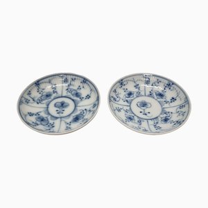 Piatti antichi in porcellana di Bremer & Liebmann, fine XIX secolo, set di 2