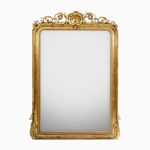 Large Louis Philippe Mirror with Shell Crest
