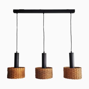 Mid-Century Modern Danish Rattan Pendant, 1960s