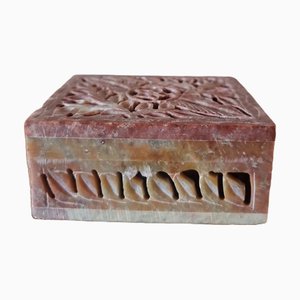 Soapstone Jewelry Box, 1990s