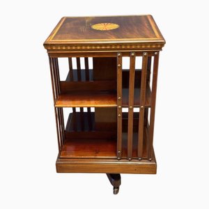 Libreria girevole in mogano