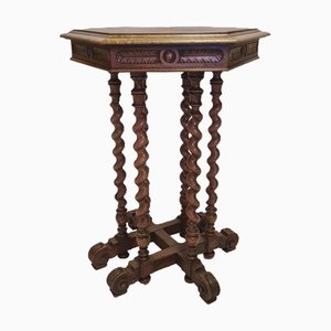 Table pour Plantes en Noyer sur Pieds Tordus, France, 1880
