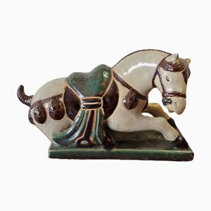 Chinese Tang Style Ceramic Horse, 1950s