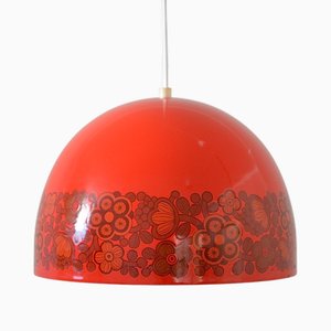 Enameled Ceiling Lamp by Kaj Franck for Fog & Mørup & Arabia, 1970s