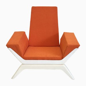 Fauteuil Orange Space Age