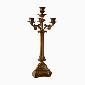 French Four-Light Candlestick, 1800s