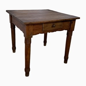 Small Antique Tuscan Table in Fir, 1890s
