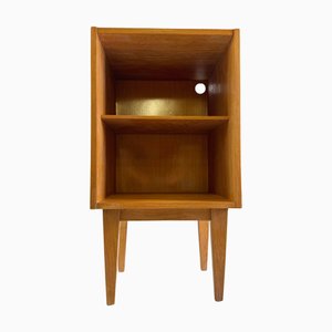 Petite Table de Chevet Mid-Century en Chêne