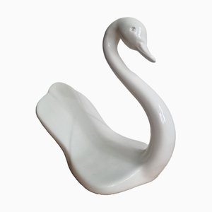 Cisne holandés de cerámica, años 80