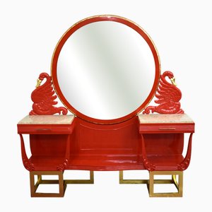 Art Deco Dressing Table with Swans