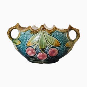 Kleiner Französischer Jugendstil Ovaler Übertopf, Frühes 20. Jahrhundert