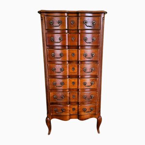 Cassettiera Settimio in ciliegio, anni '70