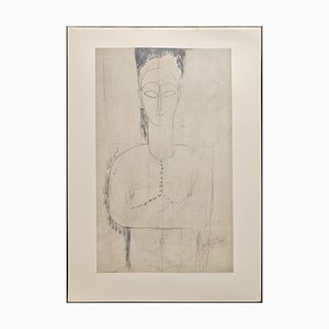 A. Modigliani, Cariatide/Caryatid, Lithograph