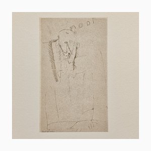 A. Modigliani, Modi Ritratto di Uomo / Modi Ritratto di uomo, Litografia