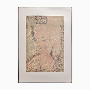 A. Modigliani, Ritratto di Donna / Portrait of a Woman, Lithograph