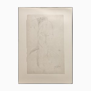 A. Modigliani, Ritratto di Donna / Portrait of a Woman, Lithograph