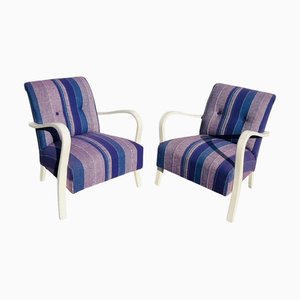 Set of Vintage Art Deco Armchairs, 1930s