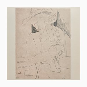 A. Modigliani, Les Pampas Pompadour / The Pampas Pompadour, Litografia