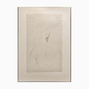A. Modigliani, Ritratto di Donna / Portrait of a Woman, Lithograph