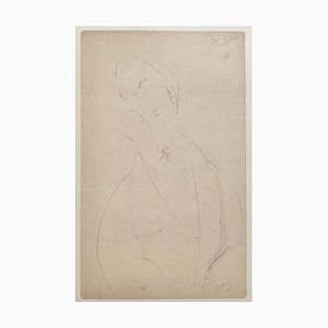 A. Modigliani, Uomo con i Baffi / Man with a Mustache, Lithograph