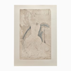 A. Modigliani, Ritratto di Veronica / Portrait of Veronica, Lithograph