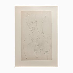 A. Modigliani, Lunia, Lithograph