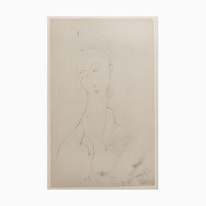 A. Modigliani, Lunia, Lithograph