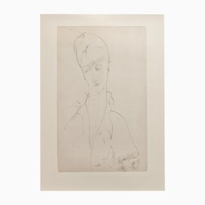 A. Modigliani, Lunia, Litografía
