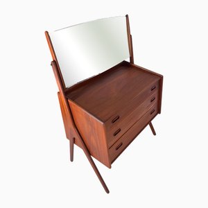 Teak Frisiertisch mit Spiegel von Svend Aage Madsen