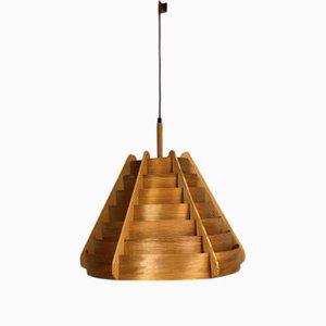 Lámpara colgante de madera de Hans Agne Jakobsson Holz