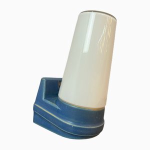 Wall Lamp in Blue by Sigvard Bernadotte for Ifö