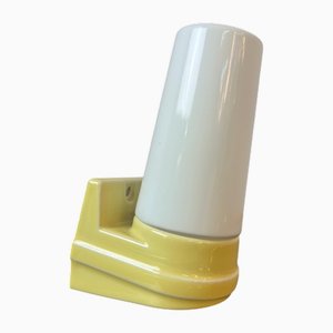 Yellow Wall Lamp by Sigvard Bernadotte for Ifö