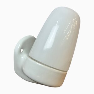 White Wall Lamp by Wilhelm Wagenfeld for Lindner