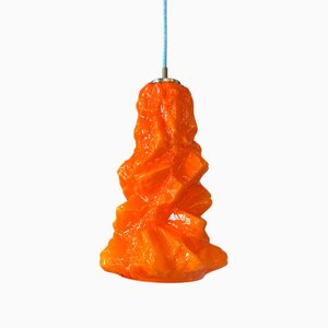 Große orange Alaska Hängelampe von Peill & Putzler
