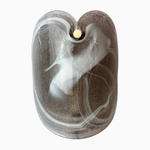 Lámpara de pared de vidrio blanco de Per Lütken para Holmegaard