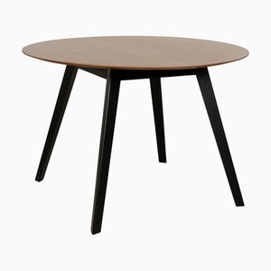Aise Round Extendable Dining Table in Wood from Treku