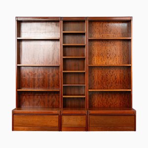 Vintage Bookcase Shelf with Drawers