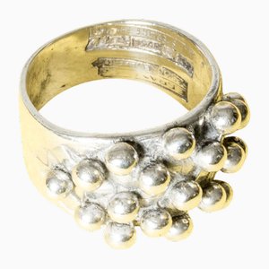 Bague Moderne en Argent de Erik Granit, 1973